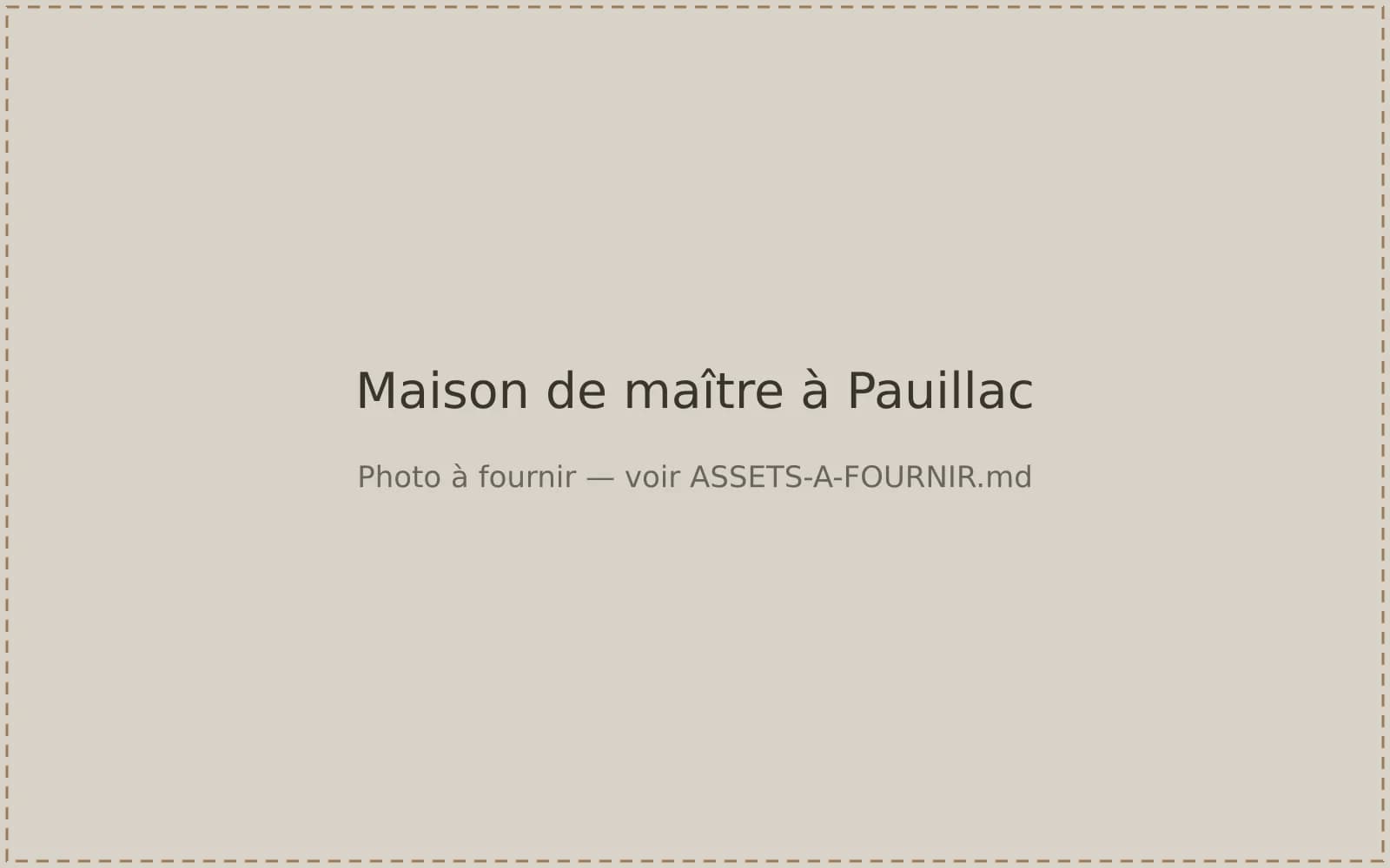 Maison de maître à Pauillac